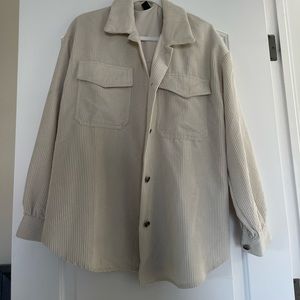 SHEIN cordouroy shacket